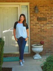 Converse and Baseball Tee