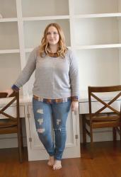 DIY Step Hem Jeans