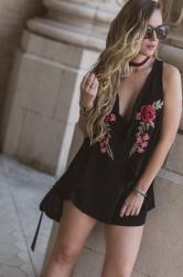 Little Black Romper