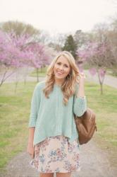 Repeat Offender: Spring Sweater & Floral Dress
