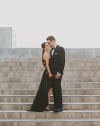 What To Wear to a Black Tie Event - Him & Her