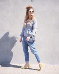 CAMISA DE CUADROS VICHY Y BOYFRIEND JEANS