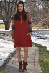 {outfit} Fall Colors in Spring