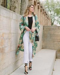 Printed Kimono