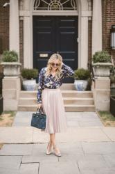 Florals + Pleats