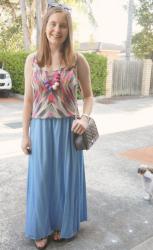 Chambray and Pink: Different Shades and Lengths with Rebecca Minkoff Love Bag