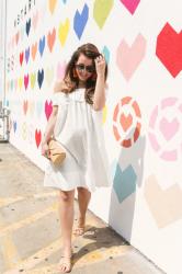 White Off the Shoulder Dress