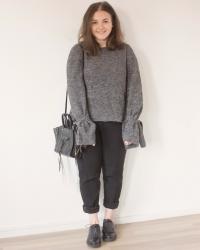 OUTFIT | TIE SLEEVED JUMPERS 