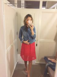 Fitting Room snapshots + Spring Sales