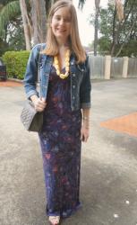 Maxi Dresses and Autumn Layers