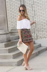 Embroidered Skirt