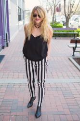 Beetlejuice Striped Pants.