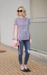 Gingham Bow Back Top + Personal Q&A