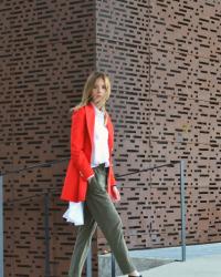 ZARA RED JACKET 