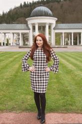 Houndstooth Dress 