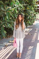 Fashion Elite with J Petite Linkup - White Denim