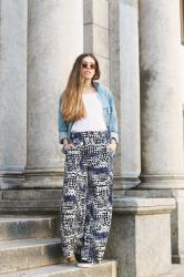 WORN: Alligator Pants & Denim Jacket