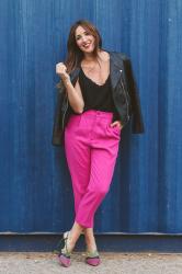 Fucsia pants