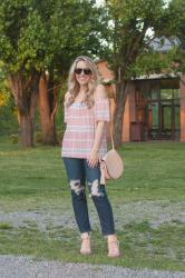 Repeat Offender: Distressed Jeans & Off The Shoulder Top
