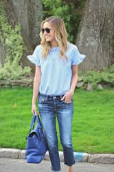 STYLING BF JEANS IN A GIRLY WAY