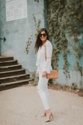 Embroidered Bell Sleeve Top