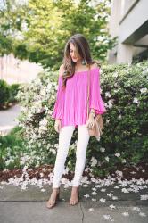 Hot Pink Blouse + Life Update!