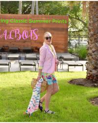 Mixing Classic Summer Prints || Talbots