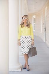 Colour pops and polka dots