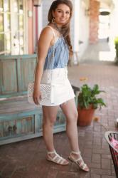 Blue + White Summer Outfit