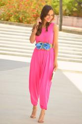 Pink jumpsuit