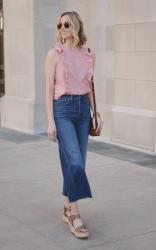 Denim Culottes and Crop Tops