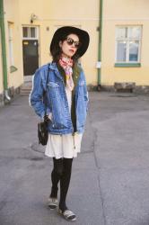 Layered denim