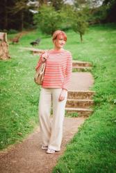 How to Style Orange Breton Stripes #iwillwearwhatilike