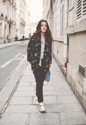 Floral blue – Elodie in Paris