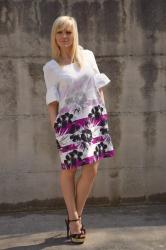 OUTFIT: FELICIA MAGNO PRINTED DRESS - COSA INDOSSARE AD UNA CERIMONIA ESTIVA? 