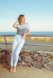 JEANS BLANCOS Y VICHY / FASHION