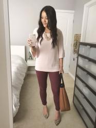 Instagram Outfits #22 + PMT Lately: Back to Work, Floral Remix, and Makeup Routine