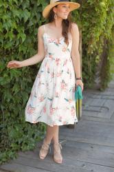 Midi Floral Dress