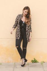 Blazer estampada