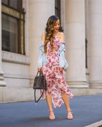 HOW TO WEAR FLORAL MIDI