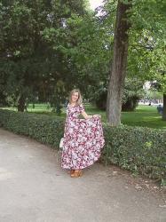 Long floral dress