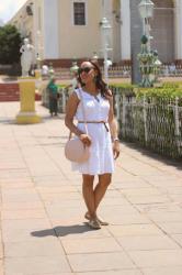 White Dress in Trinidad, Cuba