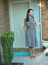 Target Button Up Shirt Dress- Under $30