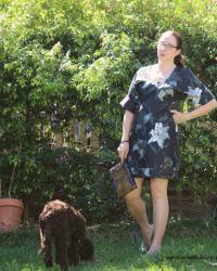 Frocktails Sydney: Dark Floral Vogue 1228