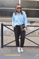 La chemise en jean fluide…