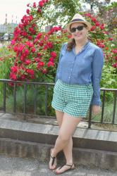 The Most Comfortable Gingham Shorts