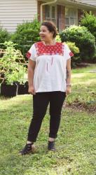 embroidered tunic {workwear wednesday}