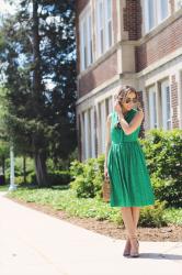 Eyelet dress