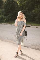 Effortless Off-the-Shoulder Dress