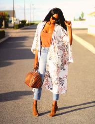 Le kimono floral